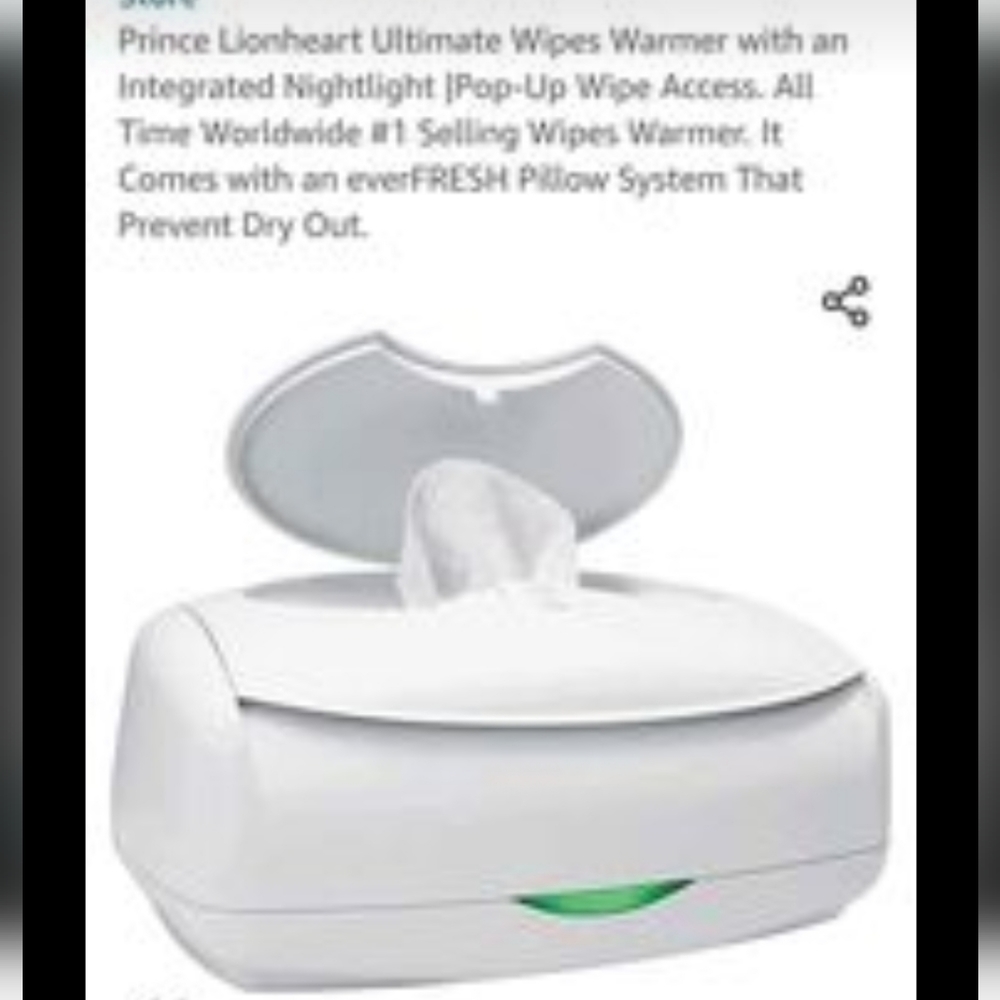 Prince Lionheart Ultimate Wipes Warmer and Nightlight